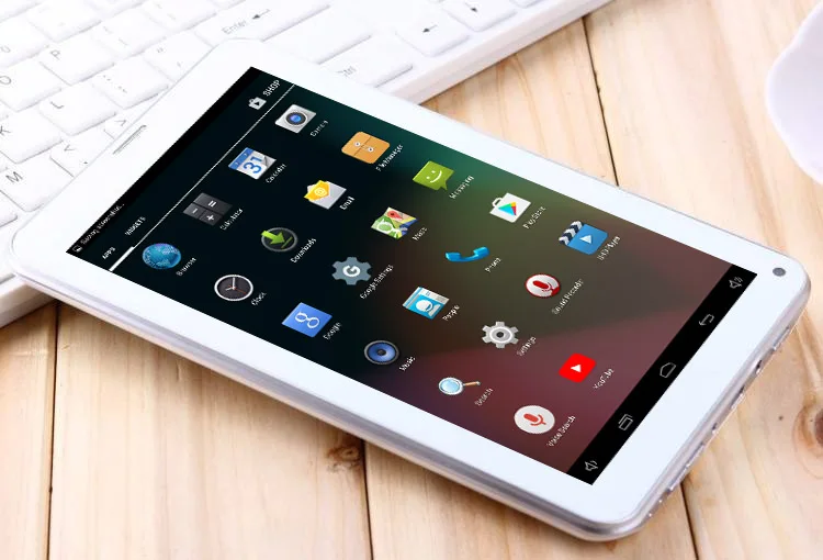 2G с функцией звонка 512 МБ + 4 ГБ 1024*600 Двойная камера A33 quad core Android 7 дюймов 86V Белый