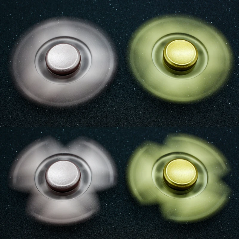 Новый EDC Непоседа Tri Spinner Игрушки узор ручной металл палец блесны и СДВГ взрослых