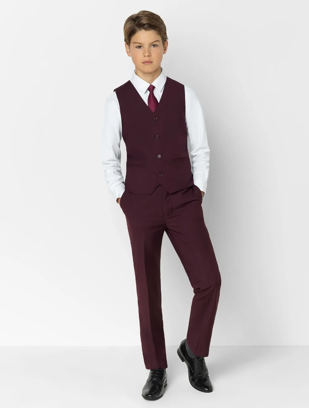 Новое поступление 2019 детские костюмы с заостренными лацканами для мальчиков