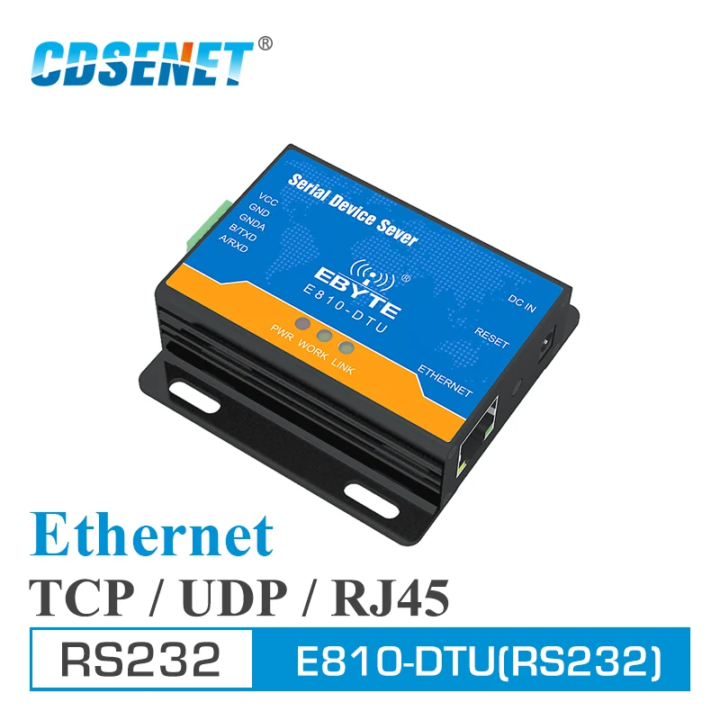 Ethernet для RS232 сервер последовательного порта TCP IP Беспроводной передатчик