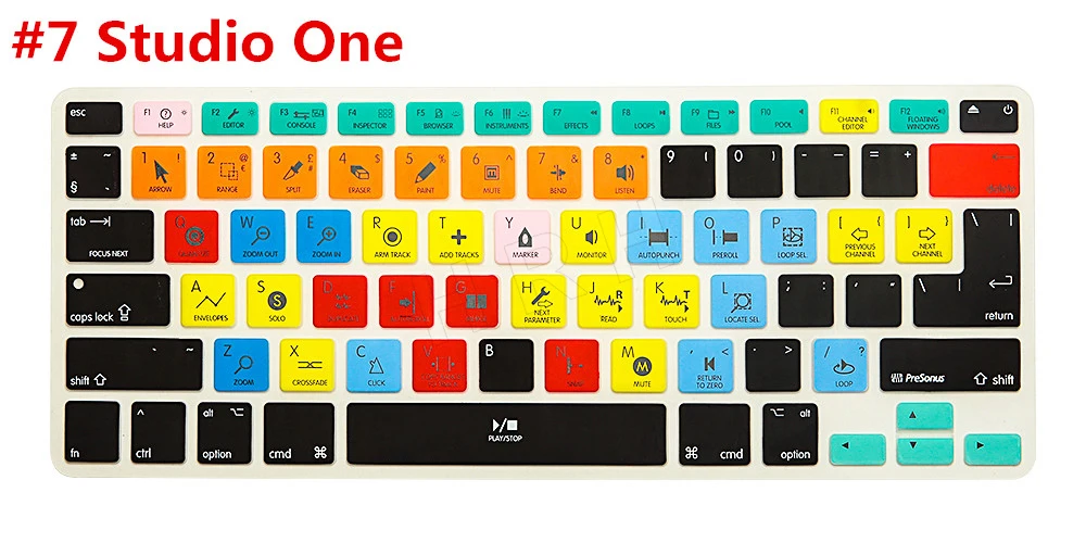 Силиконовый чехол для клавиатуры Macbook Air 13 дюймов|Чехлы клавиатуры| |