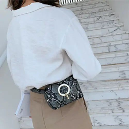 Модная женская поясная сумка Fanny Lock для девушек путешествий хип хопа мини кошелек
