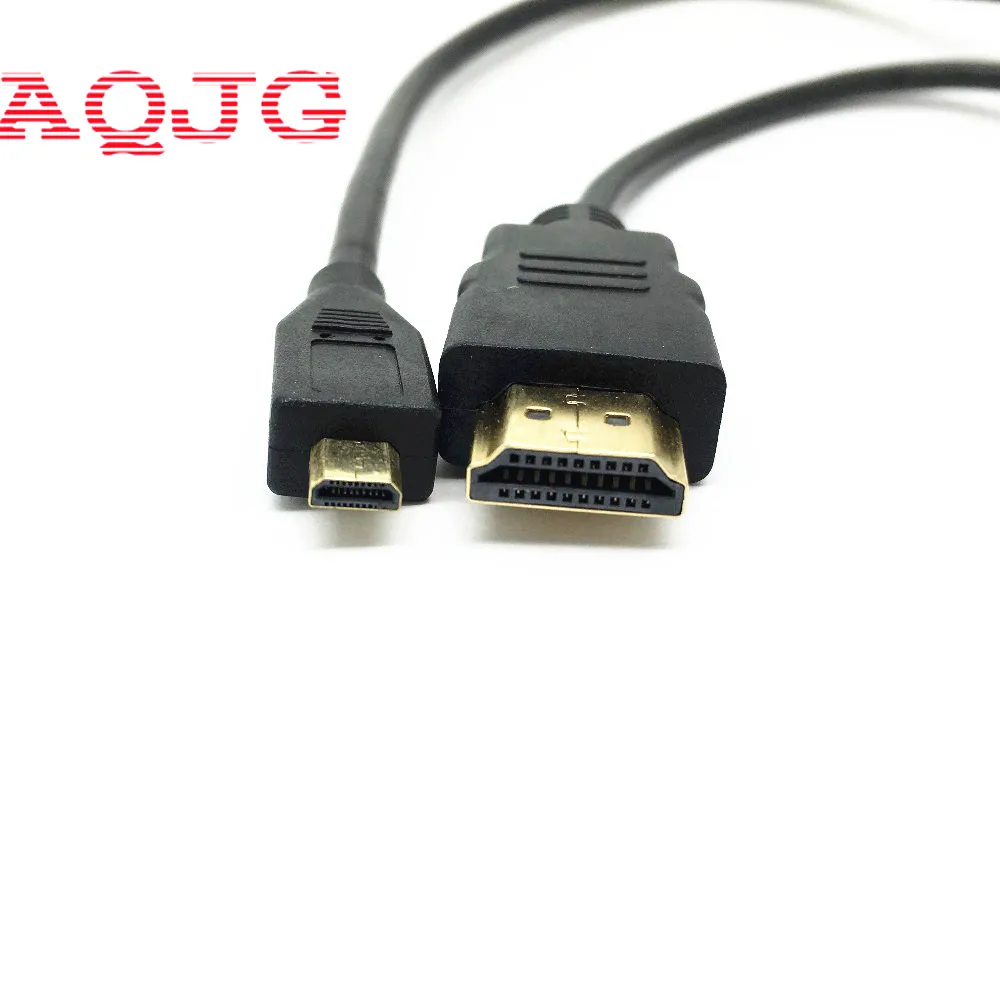 Высокая скорость 5FT 1 5 м V1.4 папа к мужчине HDMI Micro кабель 1080p 1440p для HDTV PS3 XBOX 3D LCD AQJG micro