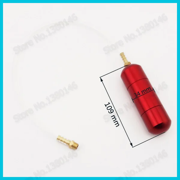 Красная алюминиевая впускная труба для бутылки повышающей мощности 47cc 49cc мини