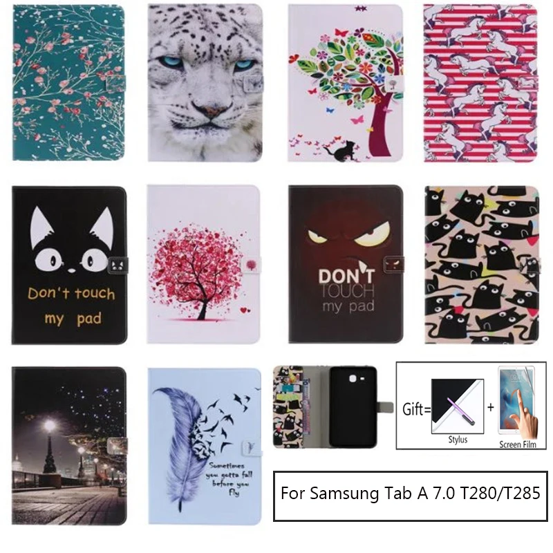 Чехол из искусственной кожи для Samsung Galaxy Tab A 10. 0 T280 T285 | Компьютеры и офис