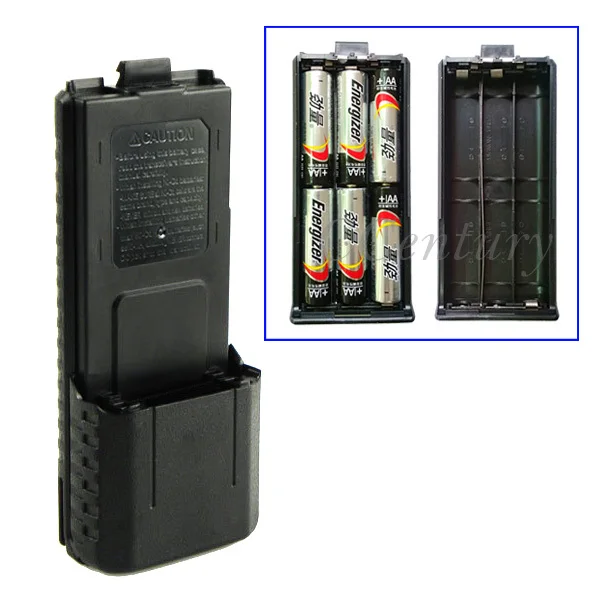 XQF 6 * AA аккумулятор чехол для рации Baofeng 3800 мАч UV5R|case memo|batteries cellphonecase mate battery |