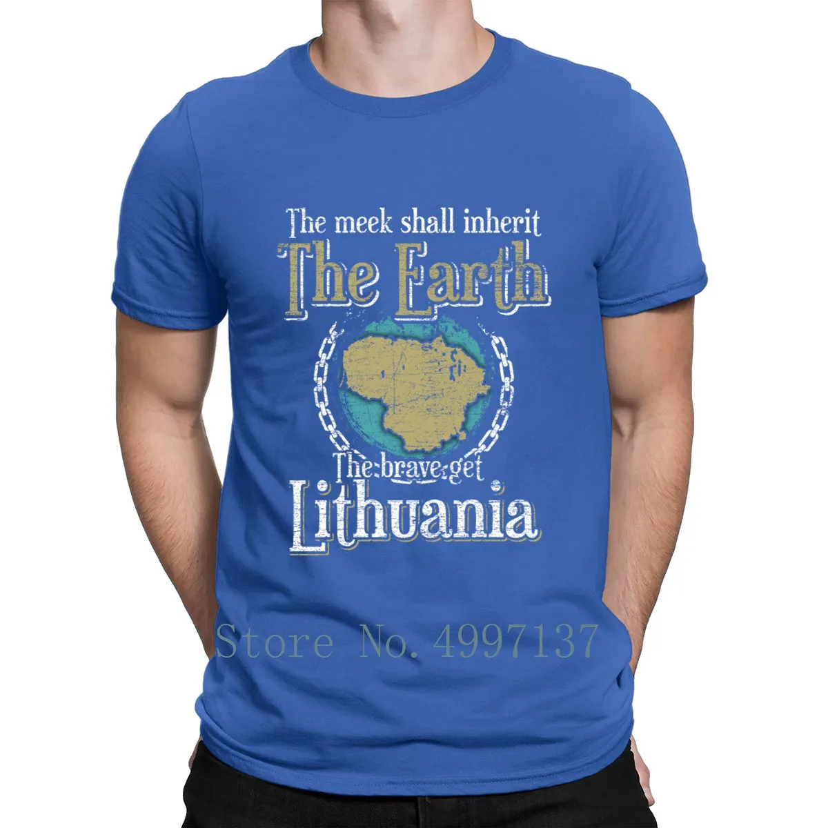 Lithuania T Shirt Cute Basic Cotton Summer Style Natural Pictures Knitted Euro Size S-3xl | Мужская одежда