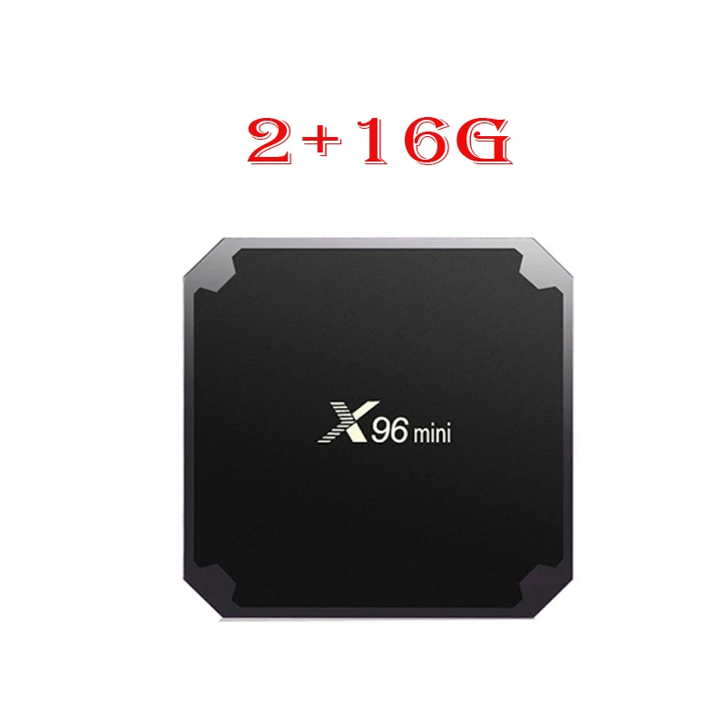 Amlogic S905W X96 Mini Android 7.1.2 WIFI 4K Медиаплеер Smart Set Top BOX опция 1 + 8 ГБ 2 16 Гб|ТВ-приставки и