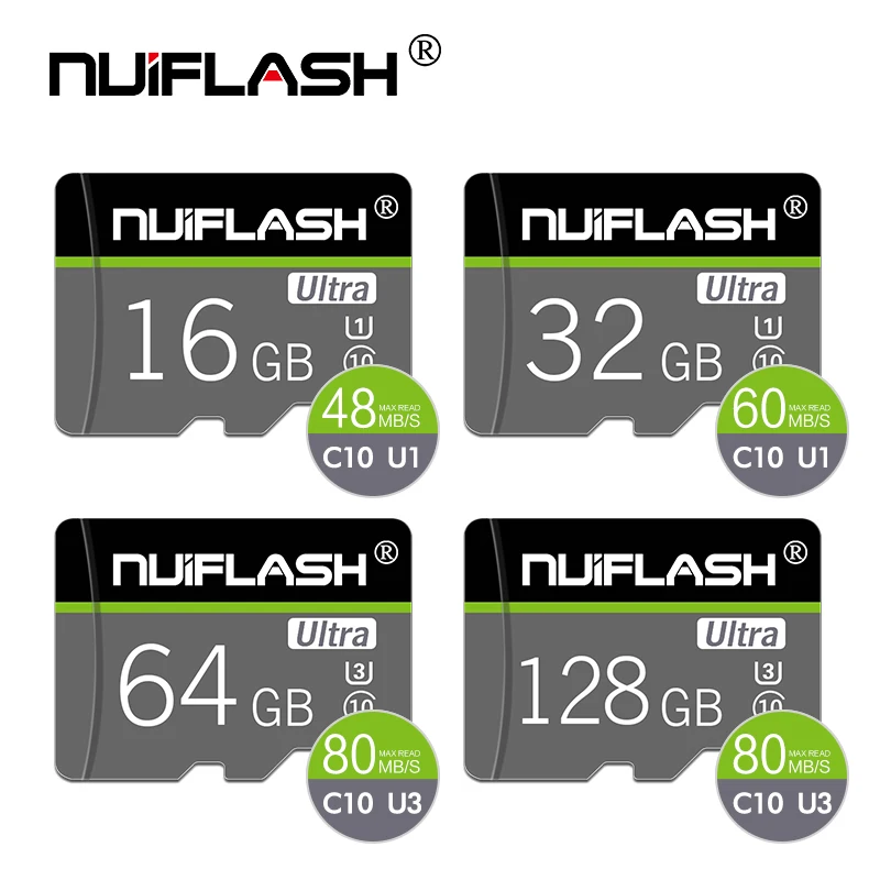 Карта памяти Nuiflash 200 ГБ 128 64 32 карта Micro sd класс 10|Карты памяти| |