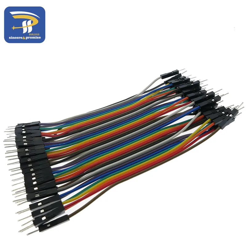 40 шт./лот 10 см 2 54 мм 1 контактный Джампер Папа папа кабель Dupont|jumper wire|lot lotlots cables |