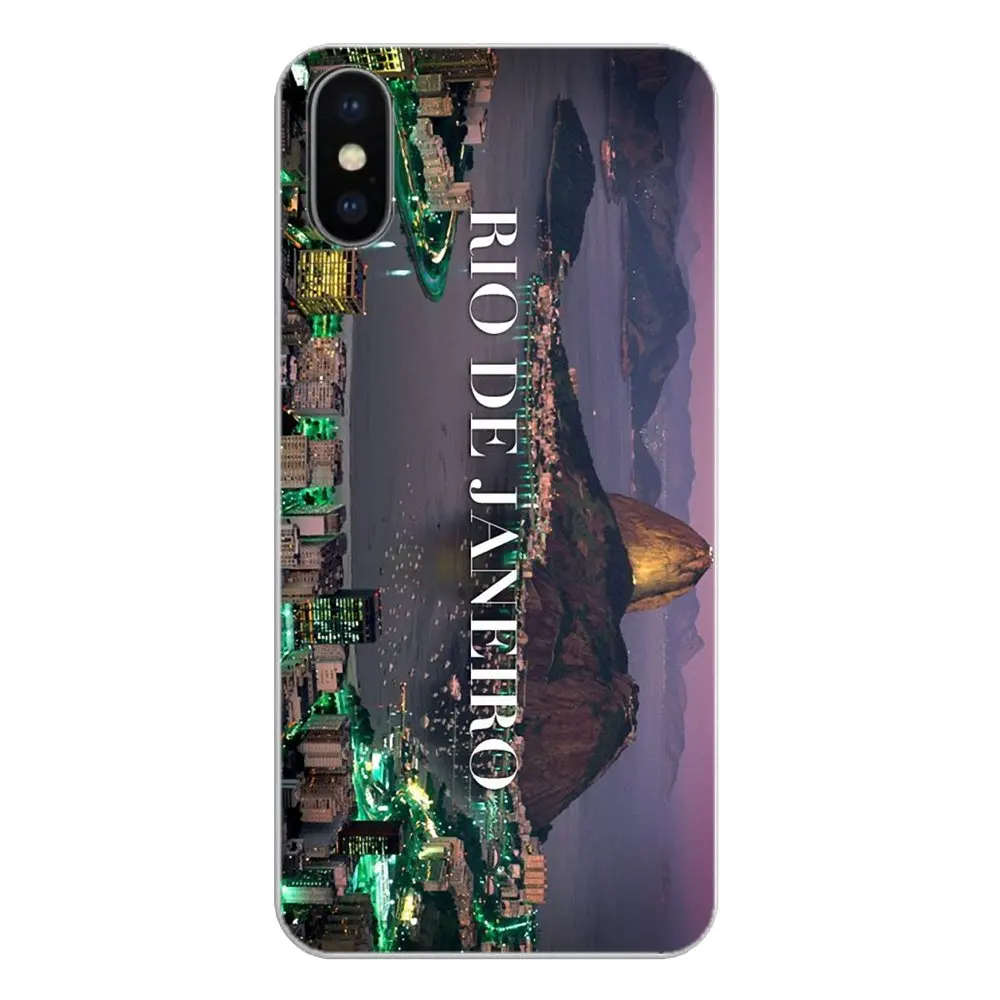 For Samsung Galaxy Note 8 9 S9 S10 A8 A9 Star Lite Plus A6S A9S Brazil Rio de Janeiro Jesus Statues Soft Transparent Shell Cases |
