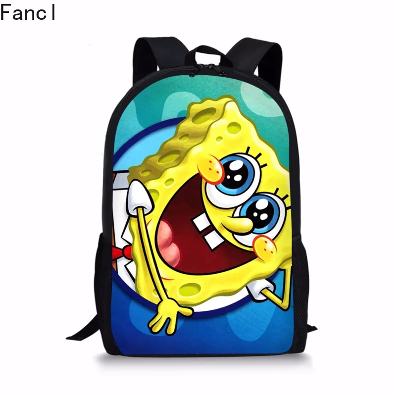 Детские школьные сумки spongebob 1 класс для девочек и мальчиков ортопедическая сумка