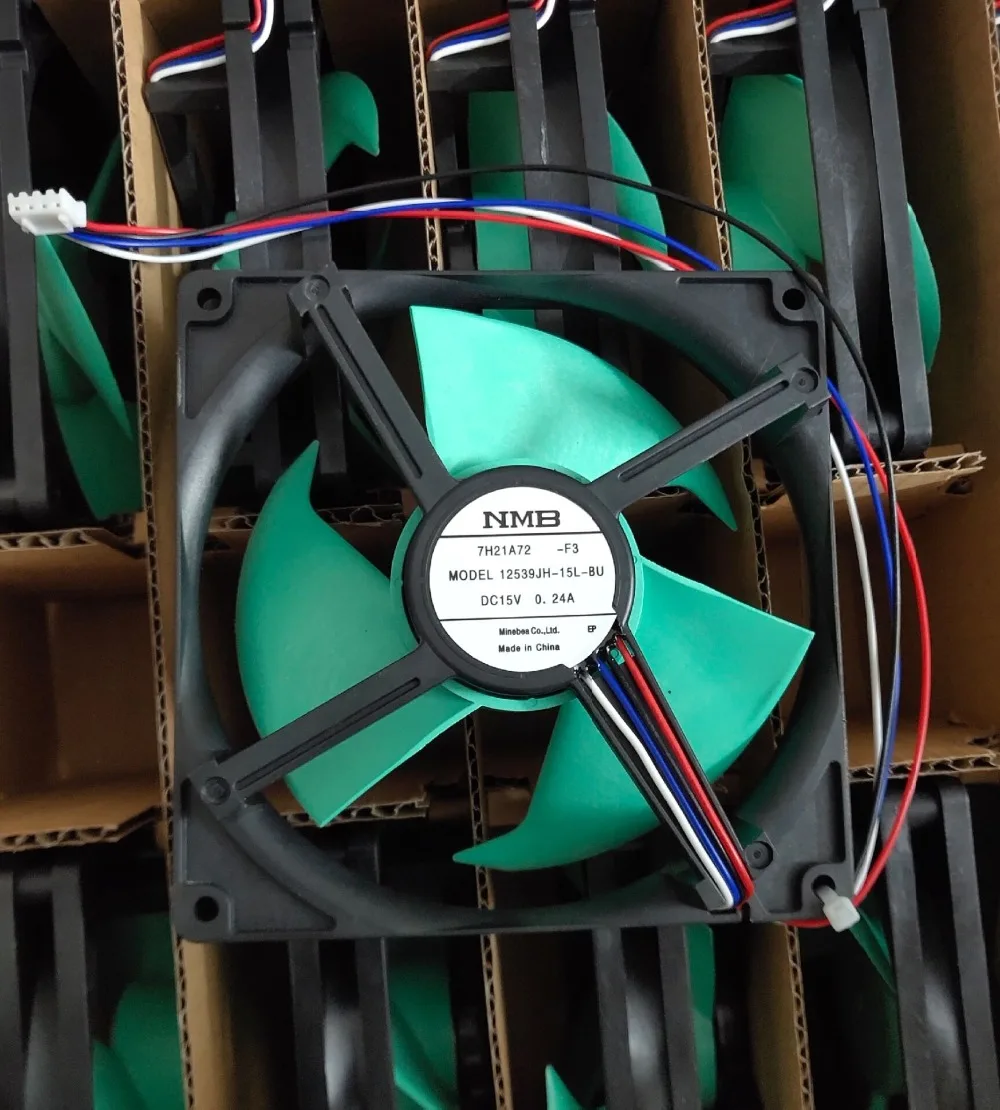 Новый оригинальный вентилятор охлаждения холодильника NMB 12539JH 15L BU DC15V 0.24A 12