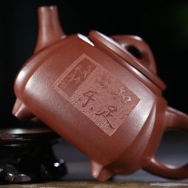 Ручная работа квадратный горшок для рисования Kungfu Teaware домашний заварник из