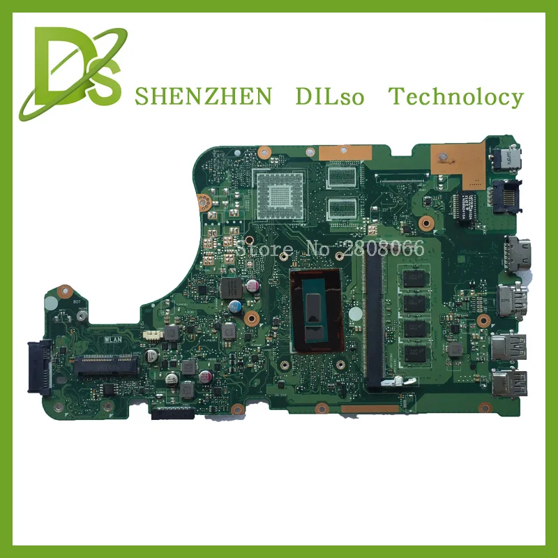 Verkaufen KEFU X555LD Für ASUS X555LD X555LA Laptop Motherboard X555LD Rev 3,6 Integrierte I7 Cpu Onboard Motherboard Test