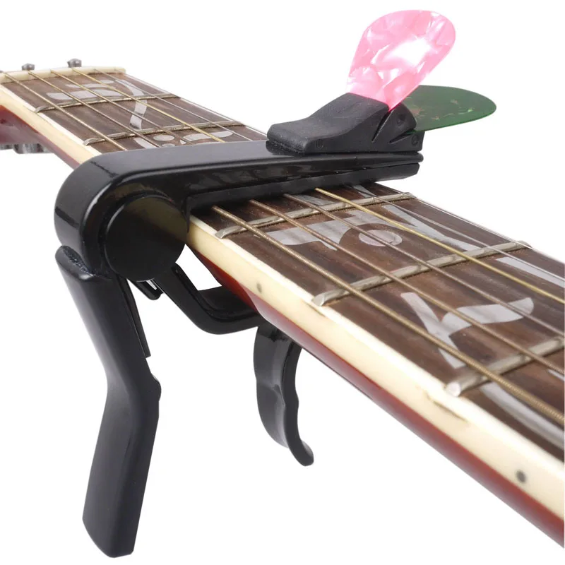 Алиса каподастр черный гитара капо для акустическая / классическая Cappo на Guitarra с