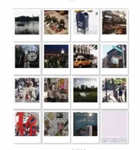 Newyork Железная Оловянная упаковка Корея Индиго Polaroid Набор открыток дизайн красивых городов-Париж, Лондон, Praha, Italia, Токийский украшения дома - Цвет: Newyork