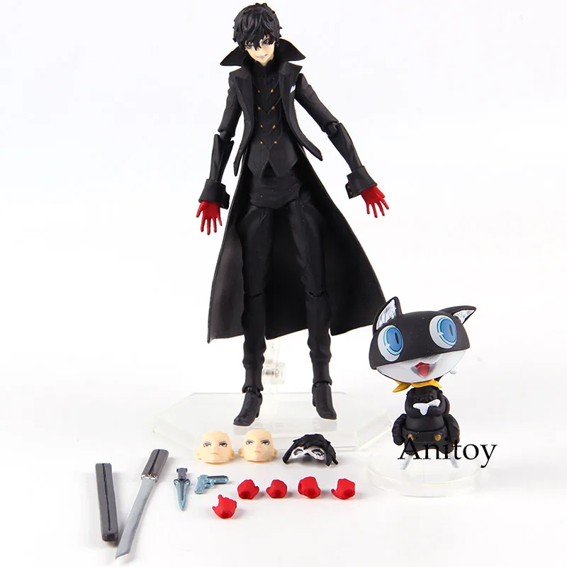 in bag Figma 363 Persona 5 фигурка Shujinkou и Morgana Joker Ver. ПВХ Коллекционная модель игрушки - Цвет: in bag