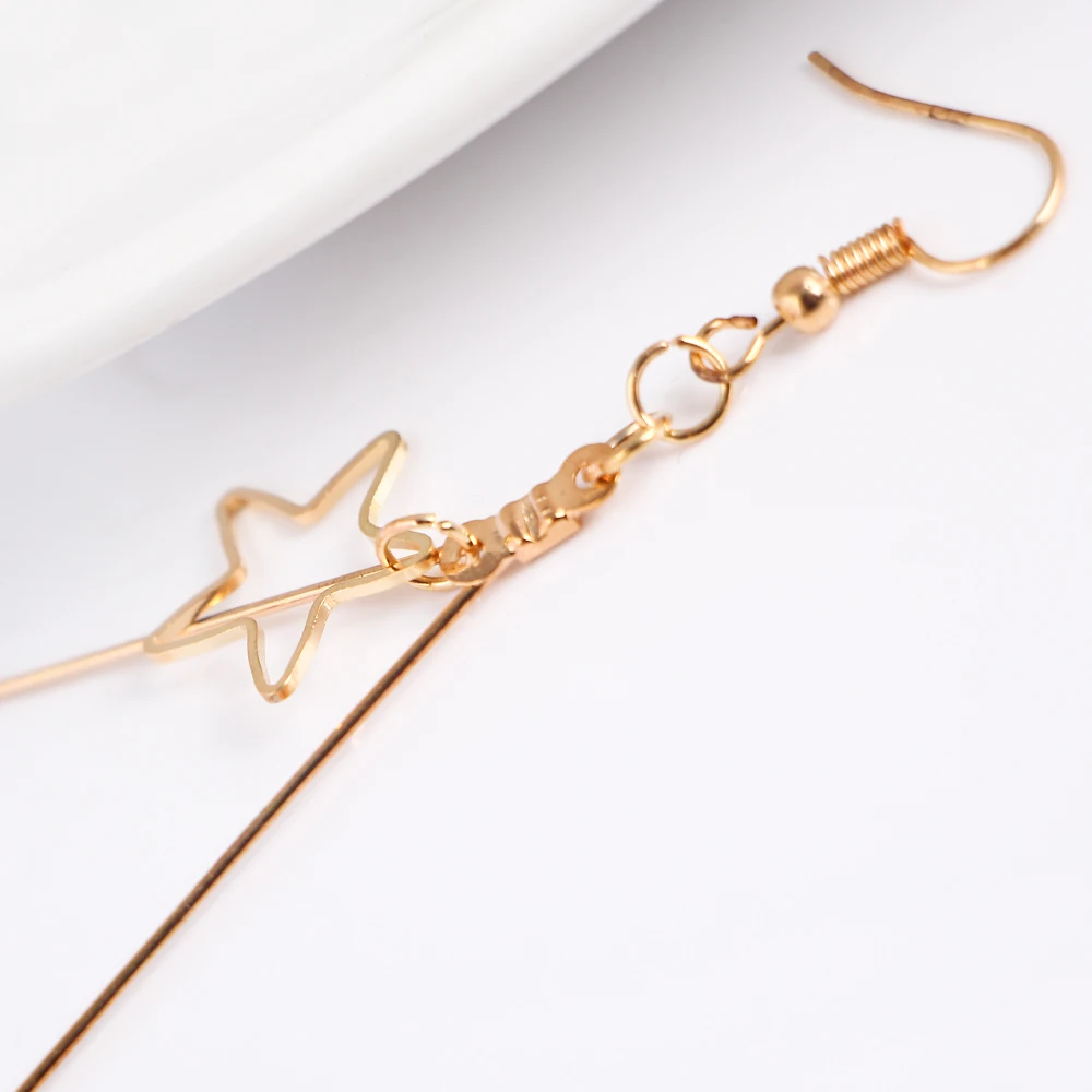 Geometric Dangle Earring Vintage Triple-cornered Star Gift Earrings For Women | Украшения и аксессуары