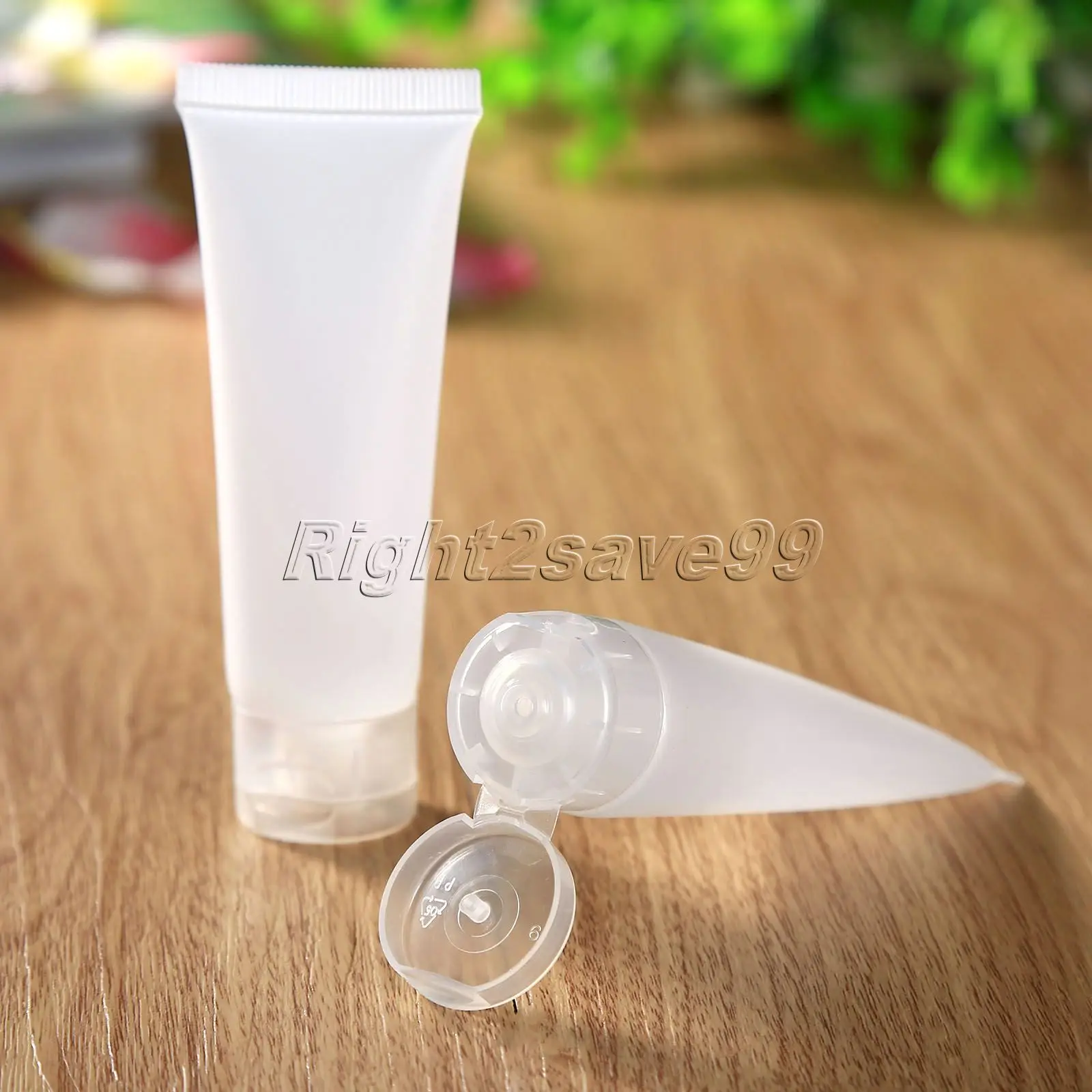 Флакон для духов 50 мл прозрачная трубка Мягкая пустая Косметическая крем лосьон