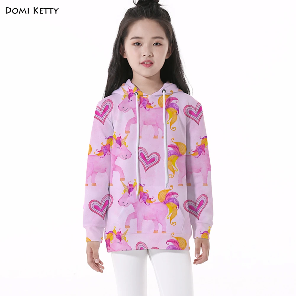 Domi Ketty/Детские толстовки с капюшоном длинными рукавами для мальчиков и девочек
