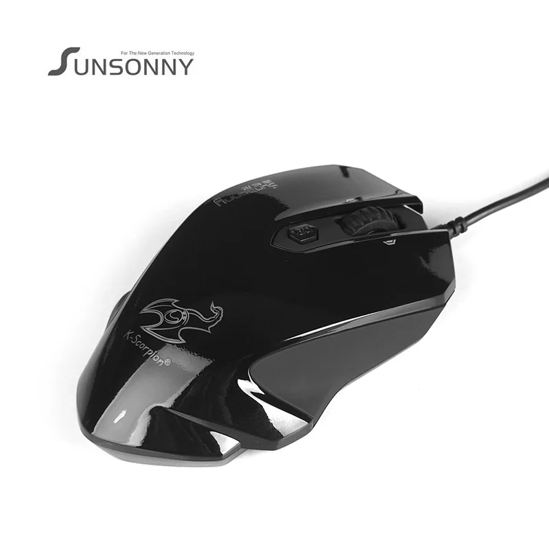 Brand Sunsonny SM-8580 Wired Optical USB Mouse Professional For Video Game Desktop Computer Home Business Office Use Laptop Mice |