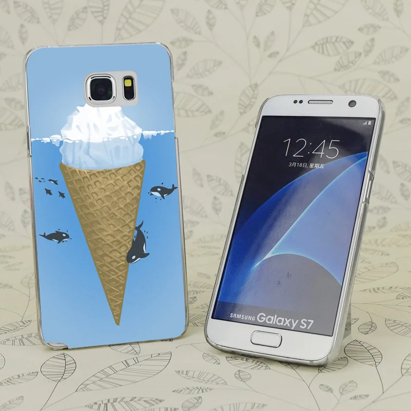Прозрачный жесткий чехол для samsung Galaxy S 3 4 5 6 7 Mini Edge Plus Note 9 C4228 |