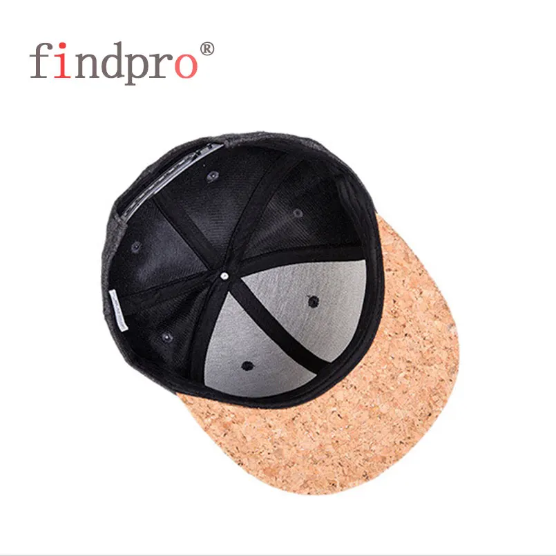 Findpro брендовая бейсбольная Кепка Gorras Bone Woll Cork оригинальные бейсболки головные