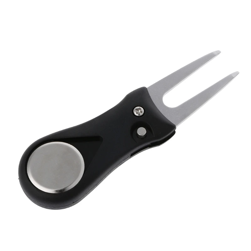 Golf Divot Repair Switchblade Pitch Groove Cleaner Pitchfork Putting Green Forks | Спорт и развлечения