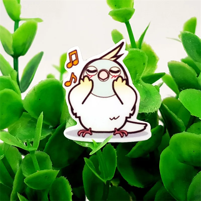 40 шт. белые наклейки цыплята для багажа ноутбука скейтборда велосипеда мотоцикла