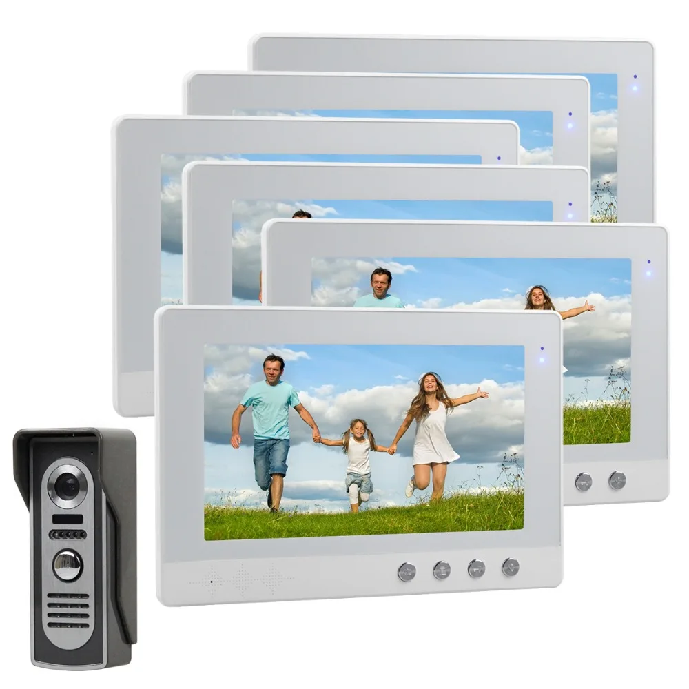Фото Видеодомофон DIYSECUR устройство для домашней системы безопасности экран 10 дюймов