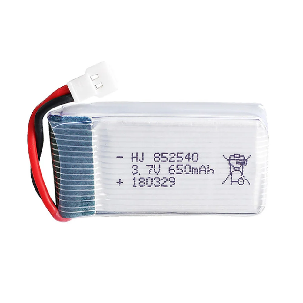 5 шт./лот 3 7 V 650mAh 30C lipo батарея для Syma X5C 1 X5 X5SC X5SW X6SW H9D H5C LiDiRC L15FW Радиоуправляемый