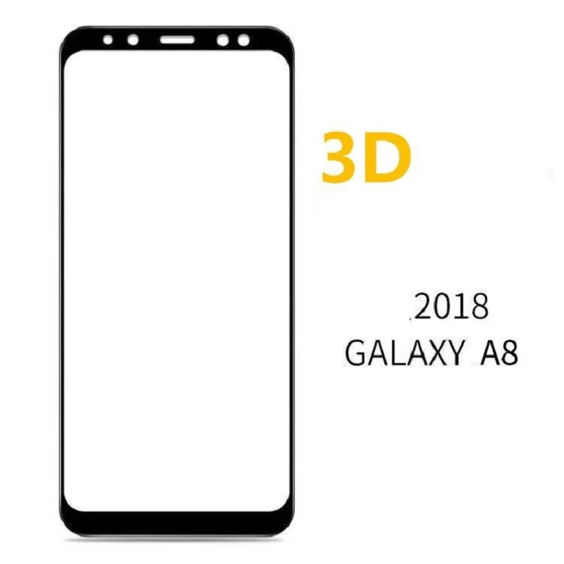 Для Samsung Galaxy A6 A8 2018 A530 3D полное изогнутое защитное стекло закаленное Защита экрана