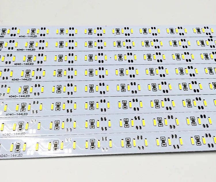 100 шт. светодиодный бар светильник 12v Супер яркость SMD 4014 жесткой ленты 144 s/M трубки