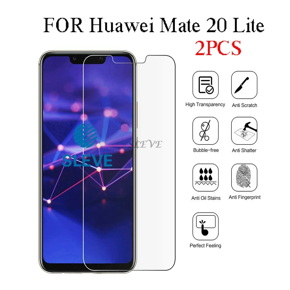 2 шт защита экрана Huawei Mate 20 Lite закаленное стекло Mate20Lite SNE AL00 защитное
