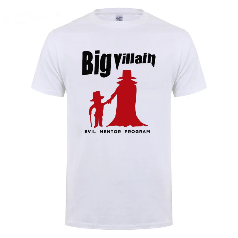 Футболка с надписью Big Villain Evil Mentor Program The Monarch для мужчин забавная хлопковая