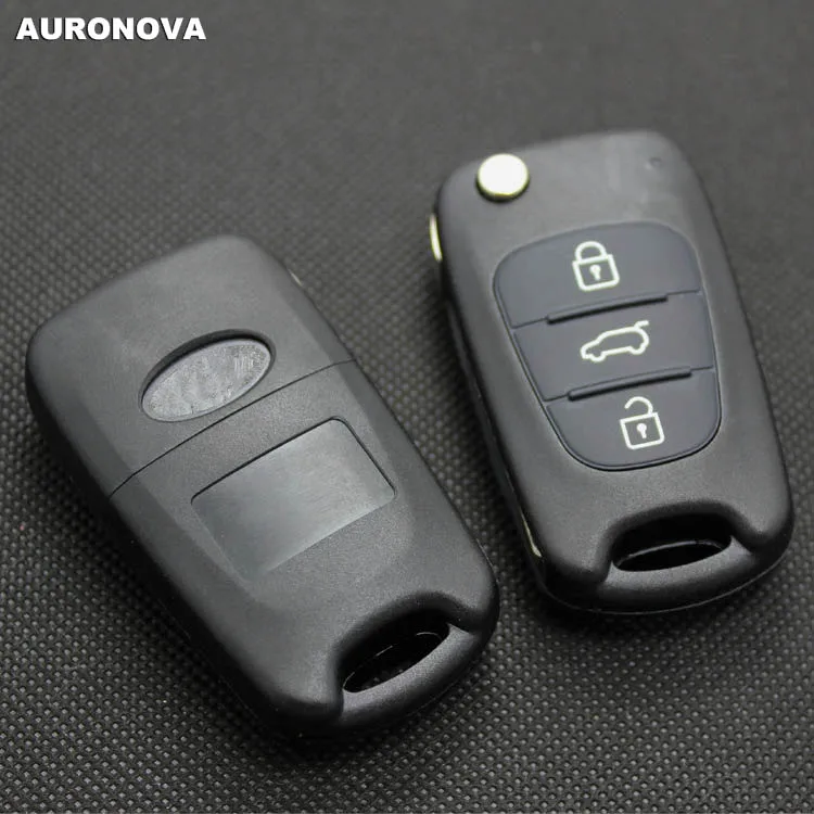 AURONOVA Новый Сменный складной чехол для ключа Hyundai I30 I35 с 3 кнопками|Заготовки