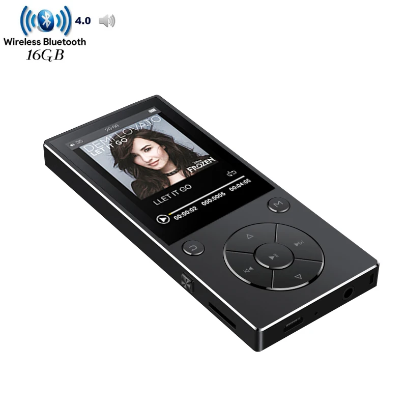 HIFI музыкальный MP3 плеер без потерь с Bluetooth 4,2 встроенный динамик 16G MP3 музыкальный плеер sd-карта до 128G/2,4 HD экран