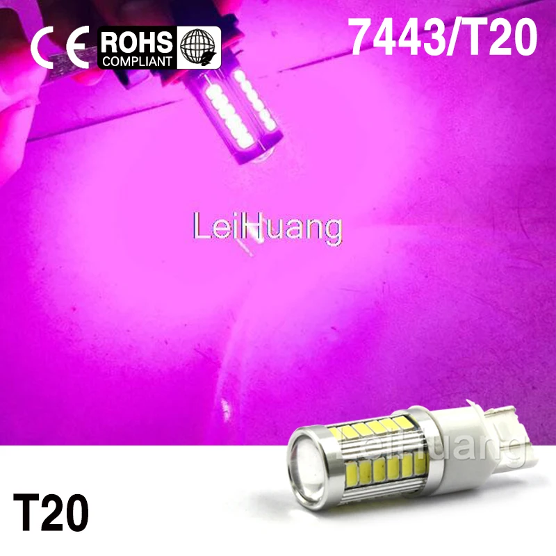 2xcar led T20 7443 W21/5W 5630 5730 smd Автомобильные стоп сигналы противотуманная лампа фонарь
