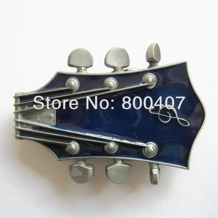 

Retail Distribute Original Blue Guitar Belt Buckle BUCKLE-MU044BL Free Shipping
