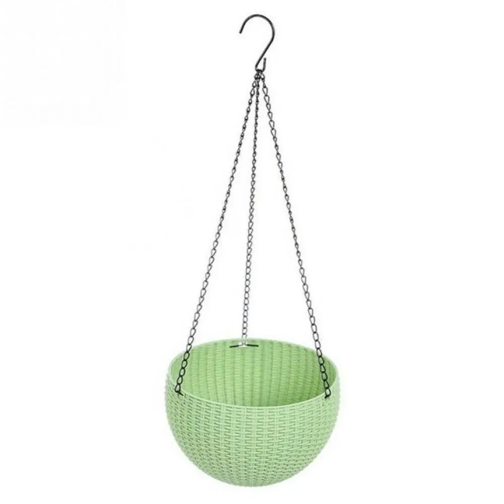 Подвесной Плетеный цветочный горшок балкон садовая корзина для цветов домашний садовый декоративный