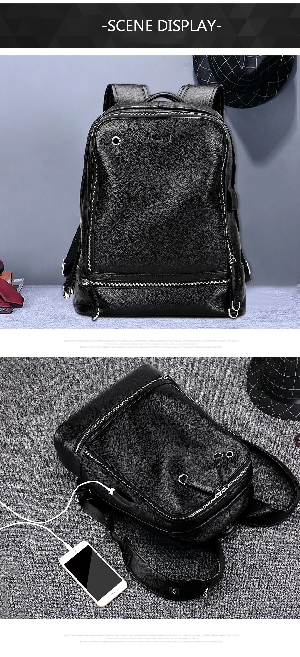 Backapack пояса из натуральной кожи для мужчин повседневное рюкзаки для школы дорожная сумка кожа модные сумки на плечо Винтаж обувь для мальчико