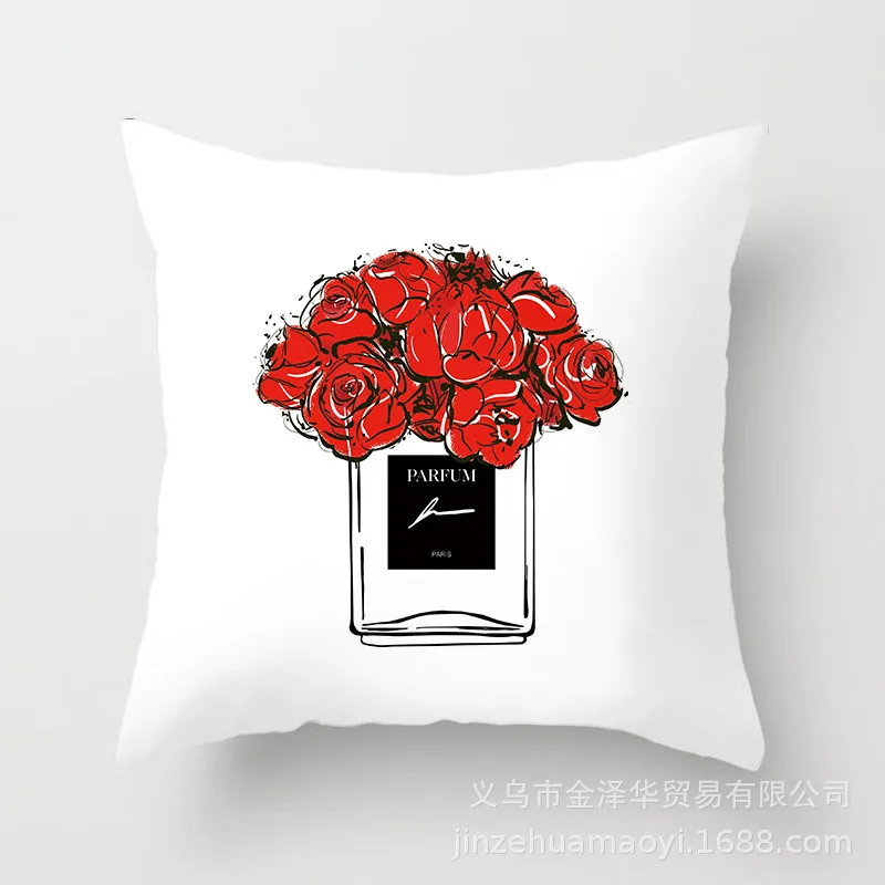 Наволочка для подушки с надписью Happy Valentine's Day и Sweet Love наволочка дома гостиной
