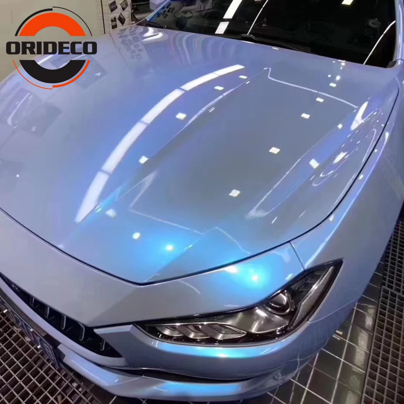 Новинка 2019 суперглянцевый хамелеон двойные цвета серый синий конфетный