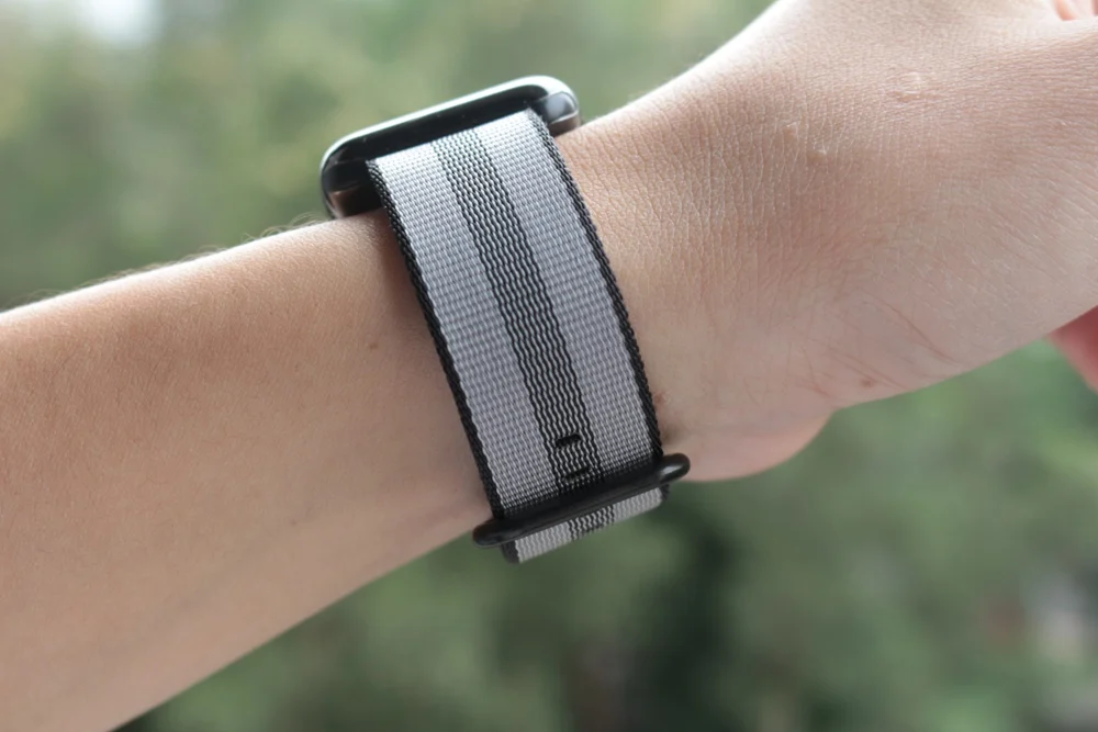 Ремешок URVOI для apple watch series 5 4 3 2 1 тканый нейлоновый ремешок для iWatch pride edition с классической пряжкой