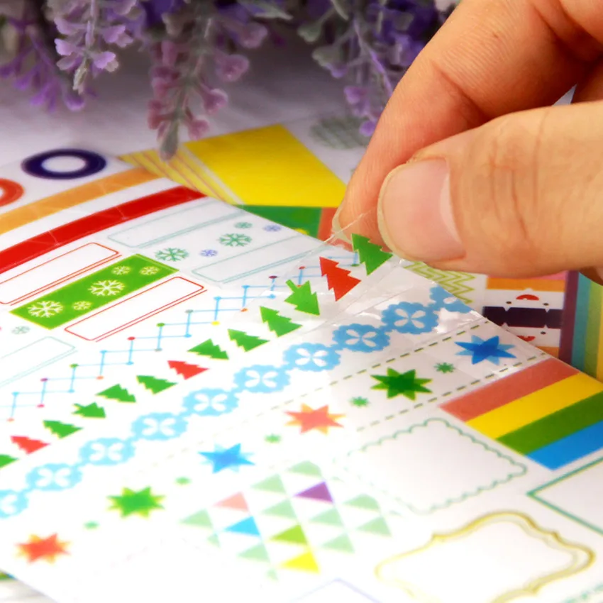 6 листов/набор стикеры для записей|Канцелярские наклейки| |