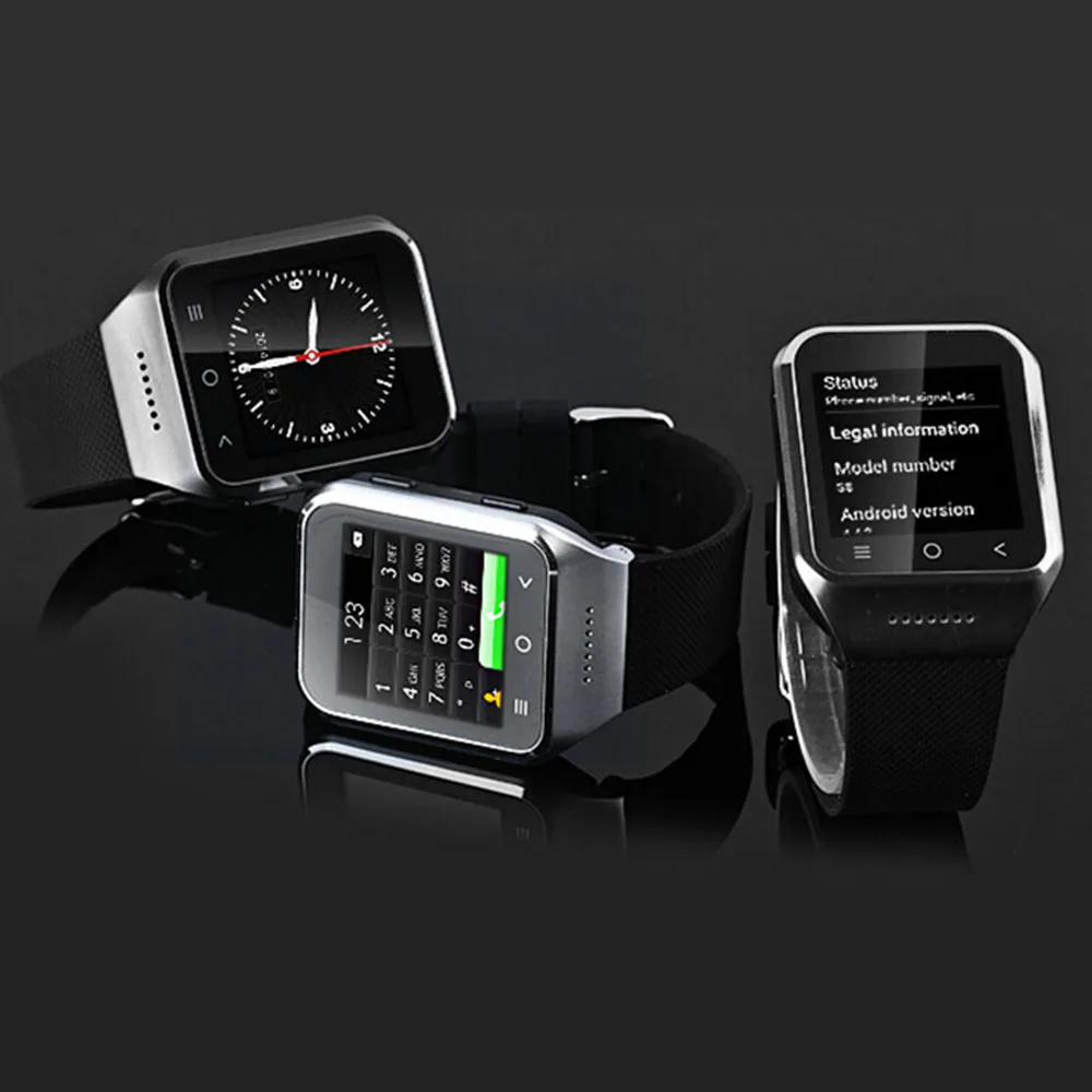 Android 4 двухъядерный смарт часы Horloge ZGPAX S8 Mobiele Telefoons Smartwatch Ondersteunt GSM 3G WCDMA Bluetooth Wifi