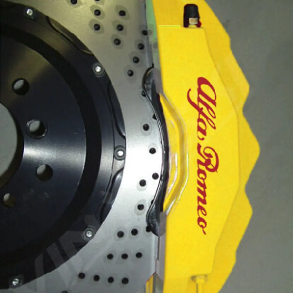 4 шт. Alfa Romeo Улучшенный литой тормозной суппорт наклейки Mito Giulia Giulietta 4C T 202|Наклейки