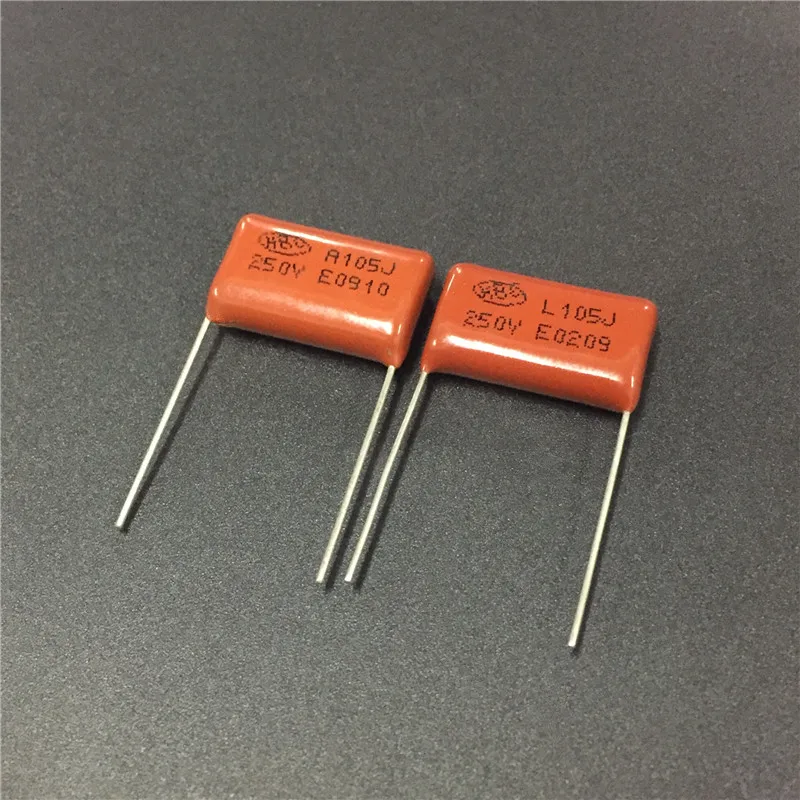 10 шт. CBB 155 250V 155J CL21 1 5 мкФ P20 Металлизированный Полипропиленовый пленочный
