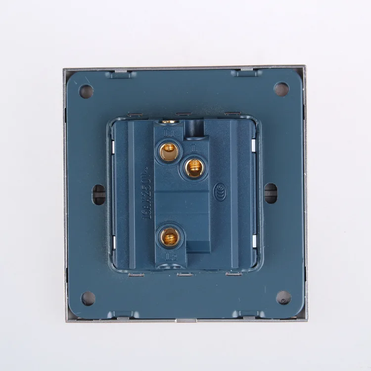 

Wall Switch Socket, 86-Type High-End Home Decoration Round Extreme Gold Piano Paint, A Three-Control Switch Panel, 10A PC110-250